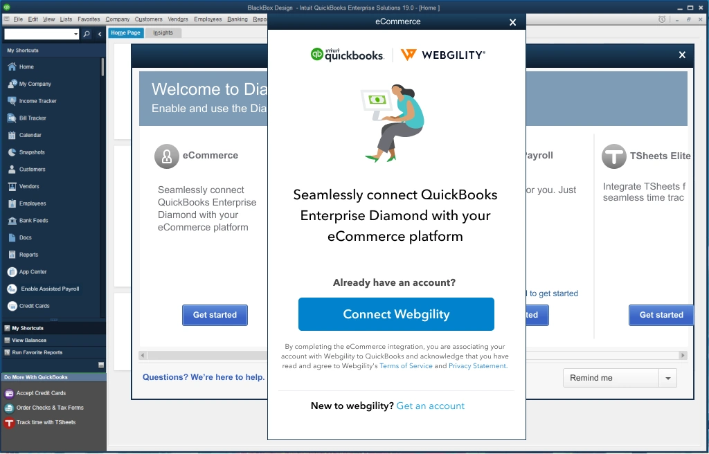 Connect Quickbooks