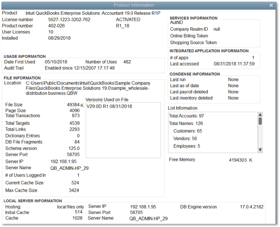 QuickBooks-DataOptimization-Before