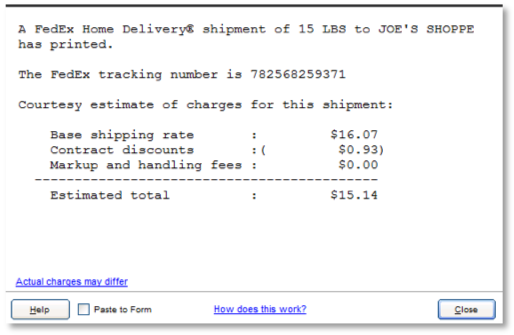 QuickBooks PickPackShip