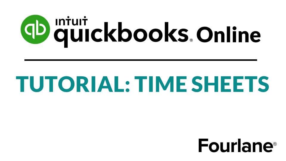 QuickBooks Online Advanced Tutorial: Timesheets