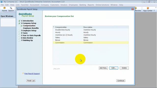 Payroll Set Up Interview