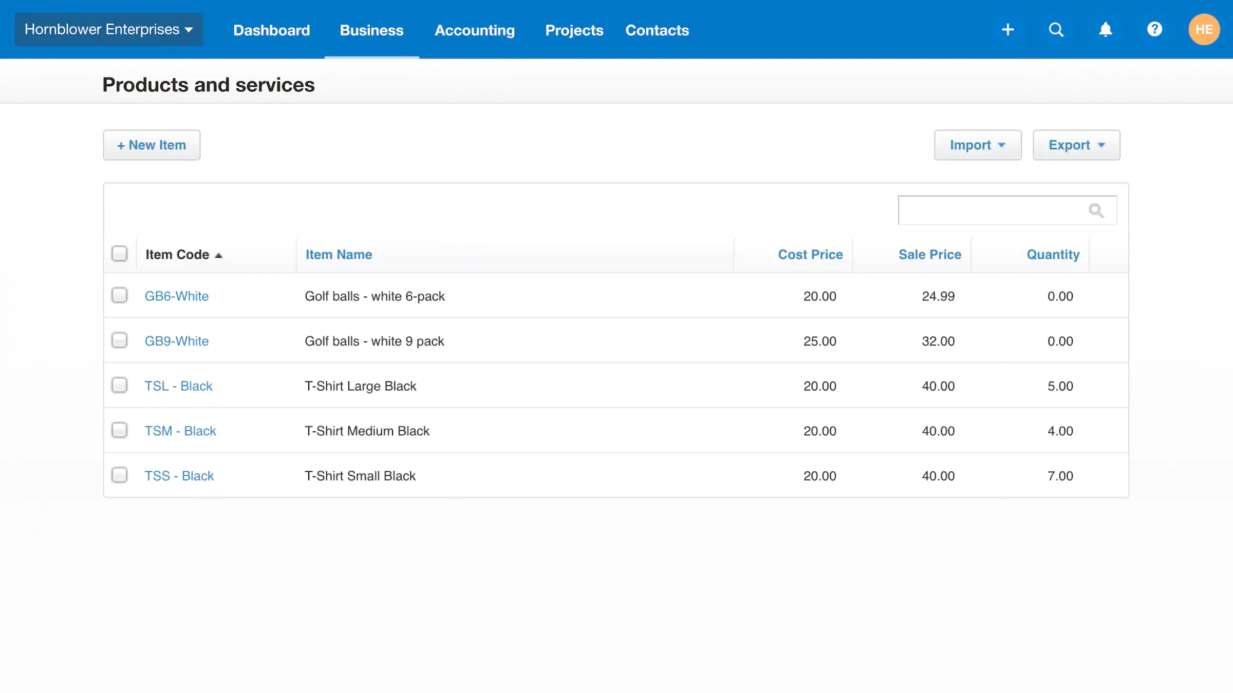 Xero inventory management