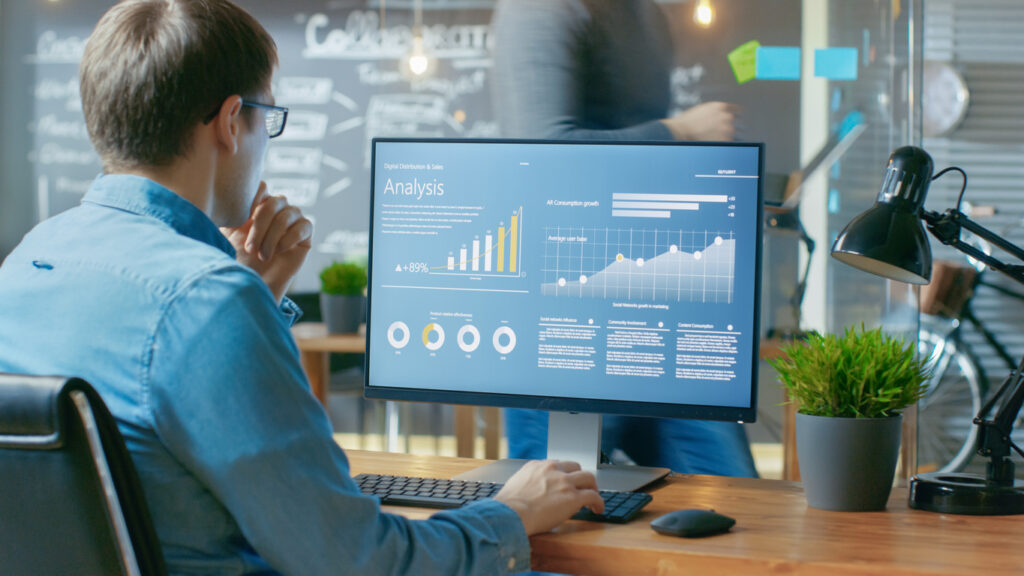 Employee working on QuickBooks Desktop